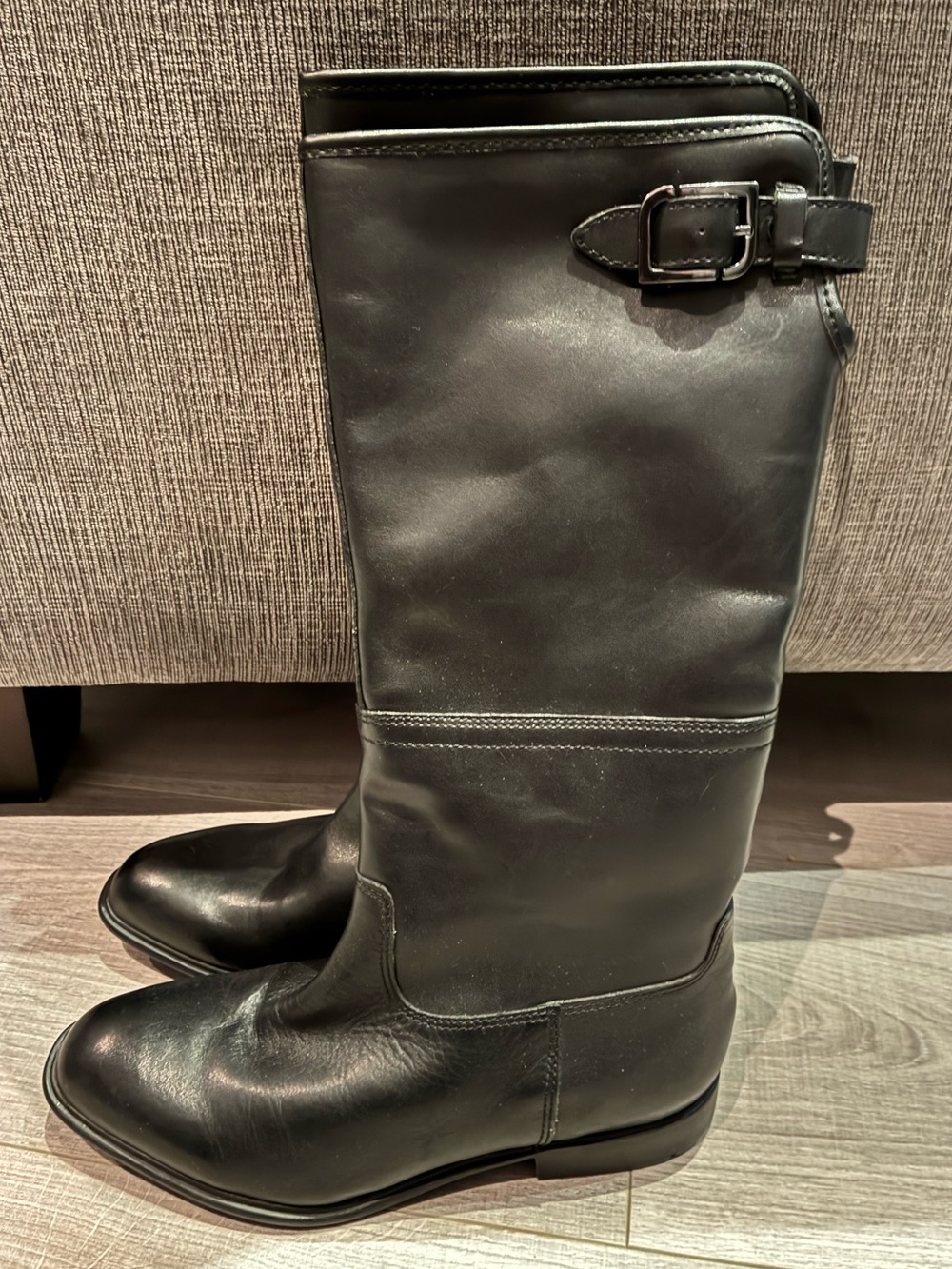 Rockport Black Leather Boots size 5.5 Brand New